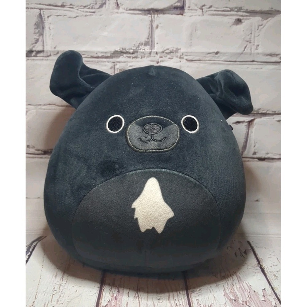 Squishmallows Natty The Black Retriever‎ Dog 8" Plush Toy KellyToy Rare Find